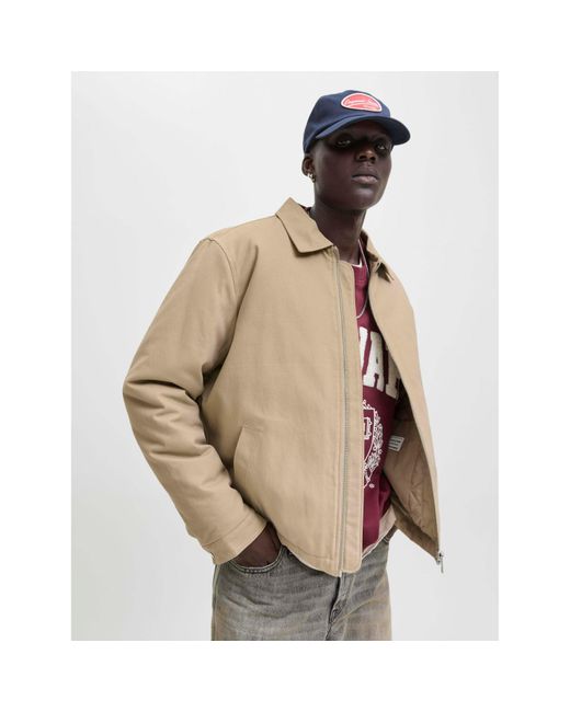 Jack & Jones Natural Dover Worker Jacket for men