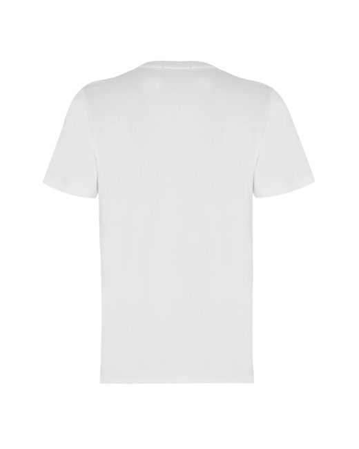 Replay White Small Logo T-Shirt for men