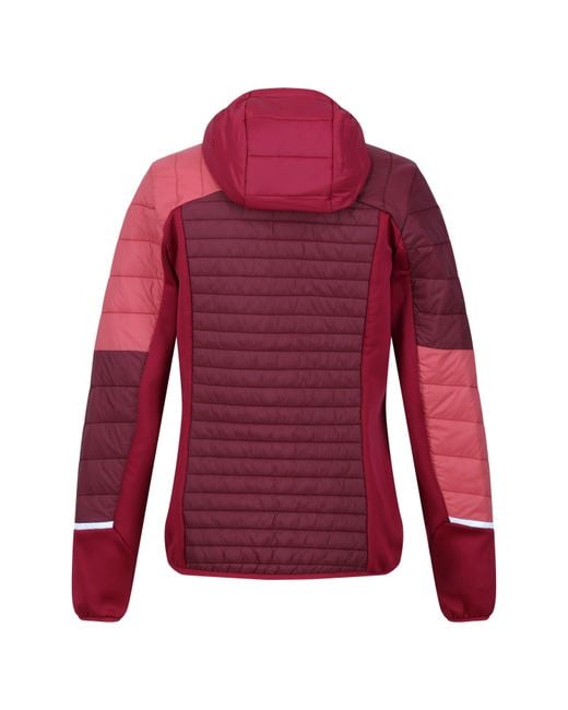 Regatta Red Quilted Weather-Resistant Insulated Puffer Jacket