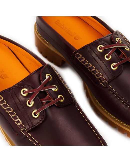 Timberland Brown Mule Shoe Flat Mules for men