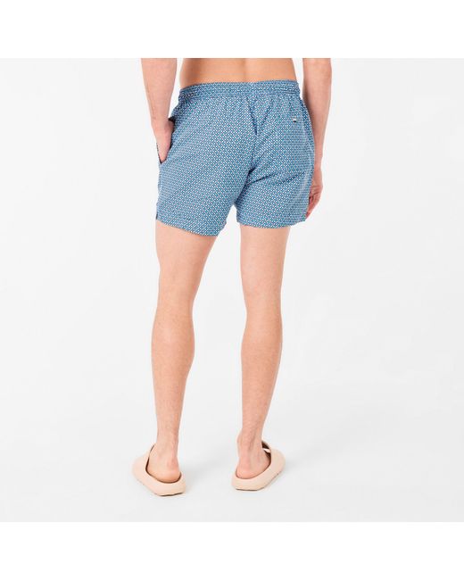 Boss Blue Vibe Quick Drying Mesh Lined Swim Shorts for men
