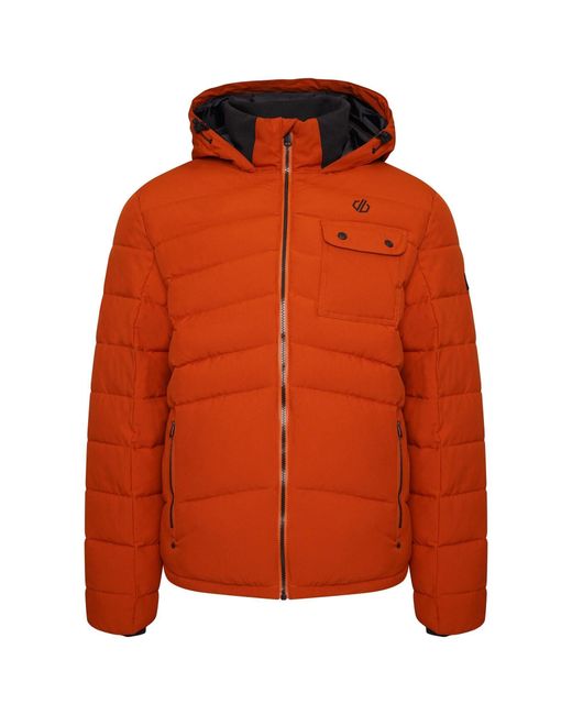 Dare 2b Orange Endless Iii Recycled Storm Waterproof Jacket for men