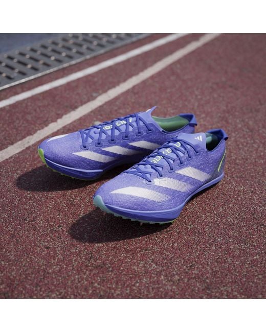 Adidas Blue Adizero Prime Sp3 Training Shoes for men