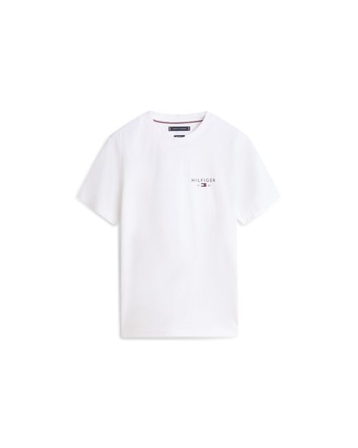 Tommy Hilfiger White Brand Love T-Shirt for men