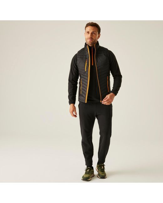 Regatta Black Navigate Hybrid Bodywarmer for men