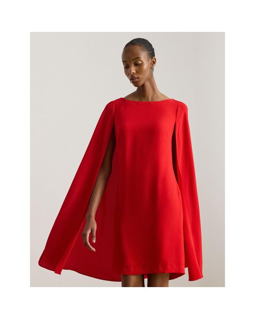 Ralph Lauren Red Petra Mini Dress