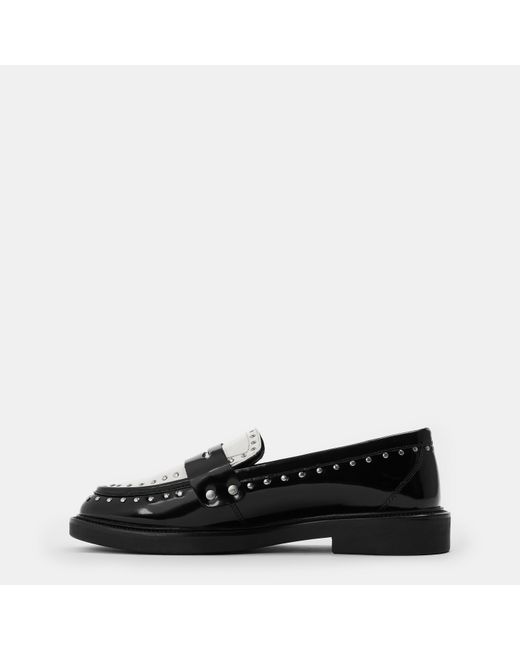 Steve Madden Black Harloe Flat Mules