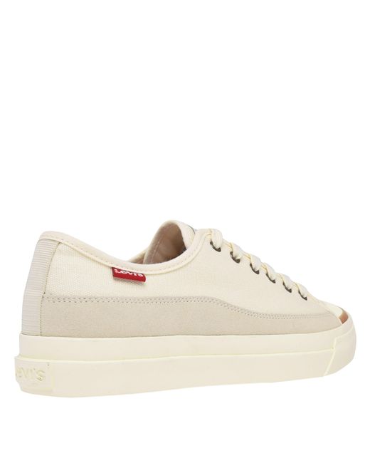 Levi's Natural Square Canvas Low Trainers for men