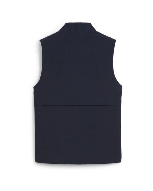 PUMA Blue Ripguard Vest Performance Golf Jacket