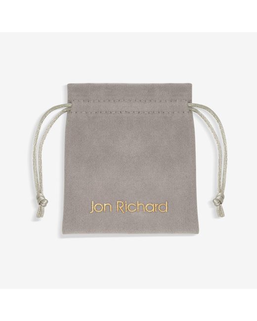 Jon Richard Natural Plated Pearl And Crystal Bracelet
