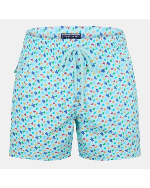 Vilebrequin Blue Quick-Drying Water Resistant Swim Shorts for men