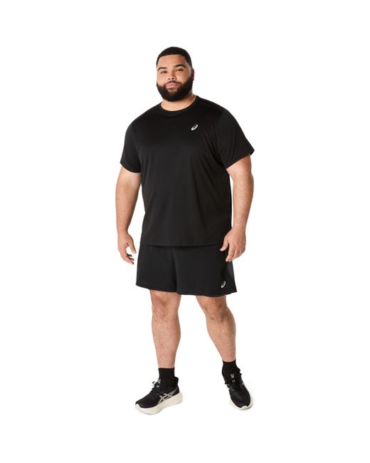 Asics Black Core Ss Top Running for men
