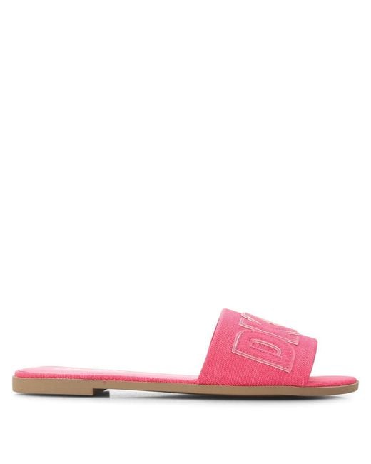 DKNY Pink Willow Flat Sandal