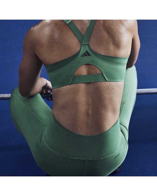 Adidas Green Opme Power Leggings