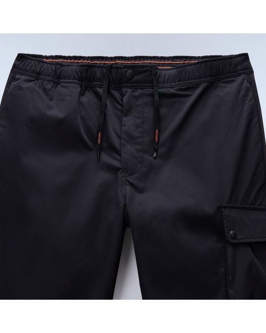 Napapijri Black Relaxed Fit Cargo Trousers for men