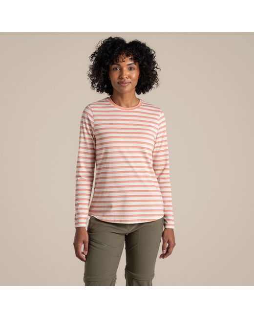 Craghoppers Evans Pink Nosi Life Akona Long Sleeve Top