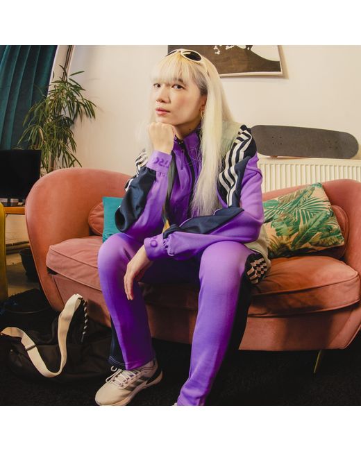 Adidas Purple Tiro Suit Up Advanced Leggins