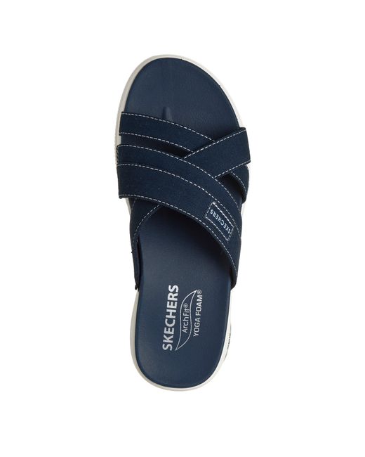 Skechers Blue Arch Fit Arcade Flat Sandal