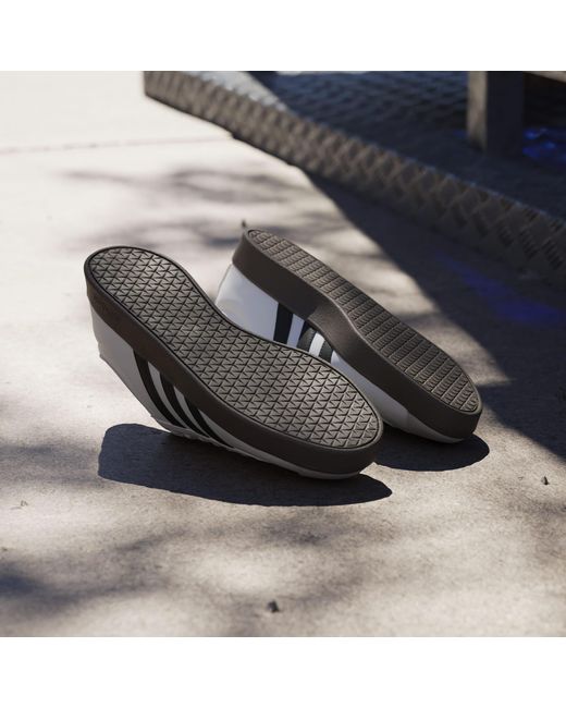 Adidas White Vl Court Base Shoes