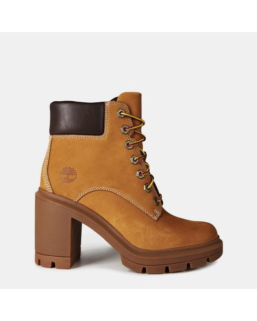 Timberland Brown Allington Lace-Up Heeled Boots