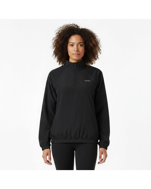 Usa Pro Black Performance Tracksuit Top
