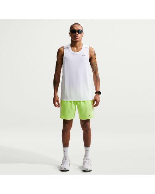 Nike Green Miler 7 Performance Running Shorts for men