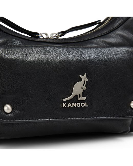 Kangol Black Mini Utility Shoulder Bags
