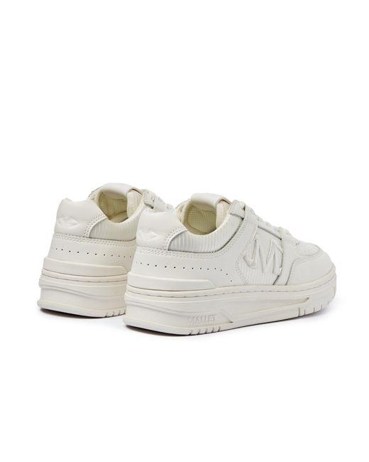 Mallet White Clayton Low-Top Trainers