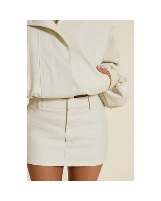 Mars the Label Natural Mtl Funnel Jacket Ld64