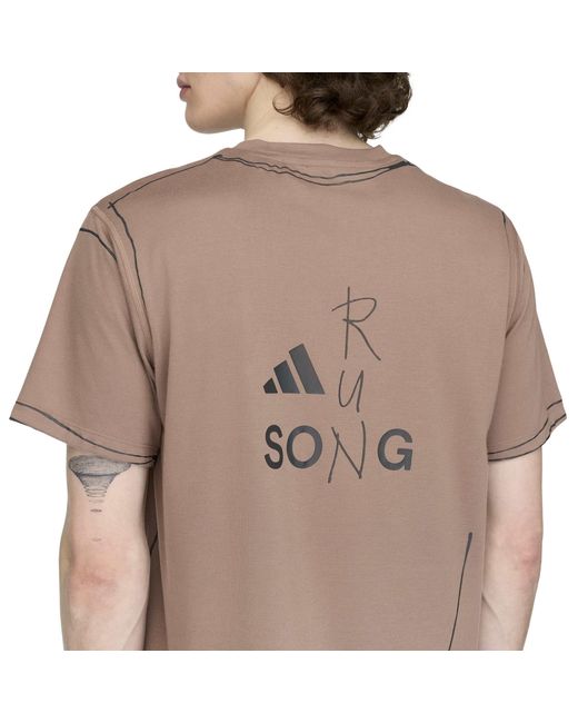 Adidas Brown Running Unitefit T-Shirt for men