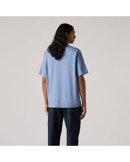 Levi's Blue Batwing Badge T-Shirt for men