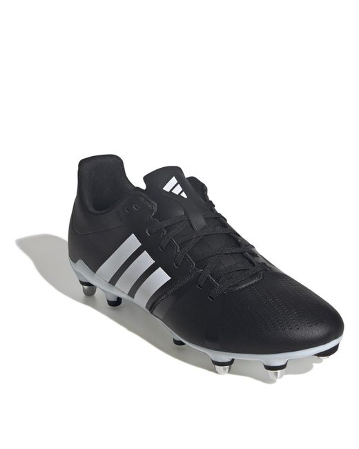 Adidas Black Adizero Rs15 Rise Soft Ground Rugby Boots