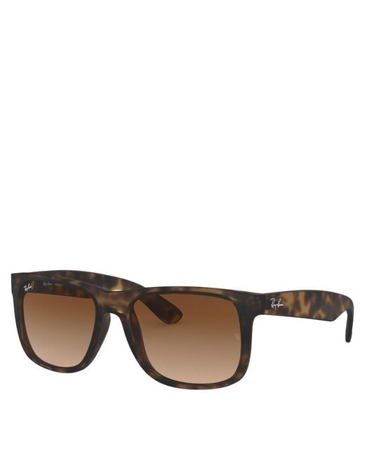 Ray-Ban Brown Justin Square Sunglasses