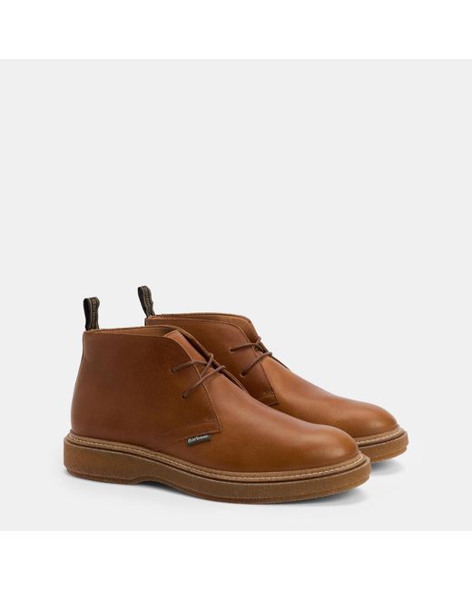 Barbour Brown Blaine Chukka Boots for men