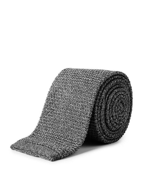 Boss Gray T-tie 6 Cm Knit Sn99 for men