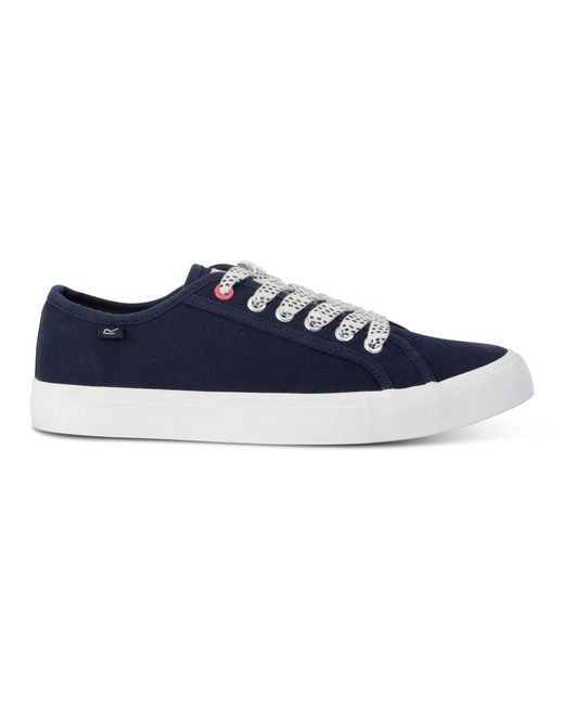 Regatta Blue Marine Canvas Trainers