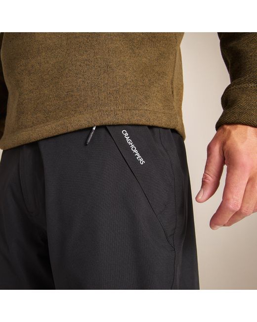 Craghoppers Black Stefan Waterproof Trousers for men
