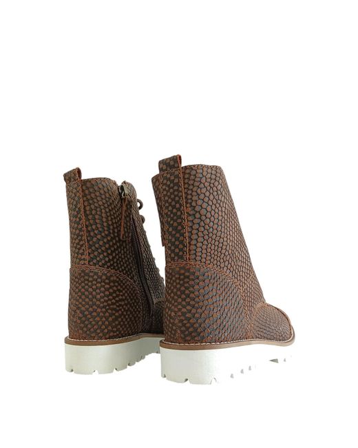 Firetrap Brown Lizzy Hiker Rugged Boots