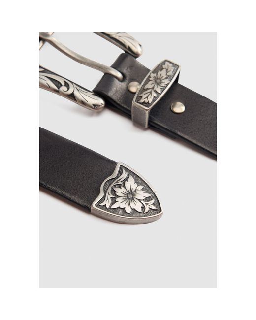 Levi's Black Rodeo Leather Belt
