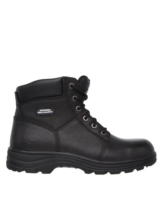 Skechers Workshire Black Uk 10.5/ Eu 45.5/ Us 11.5 for men