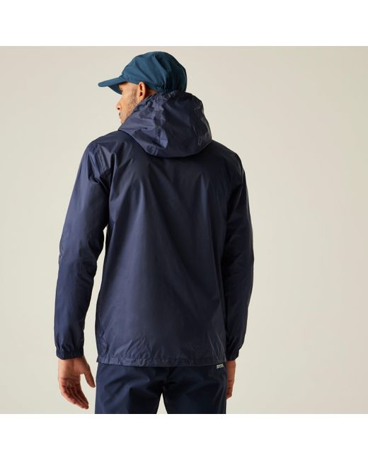 Regatta Blue Pack It Waterproof Isotex 5000Mm Waterproof Jacket for men