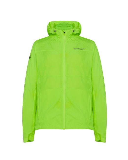 Endura Green Hummvee Waterproof Windproof Long Sleeve Performance Cycling Jacket for men