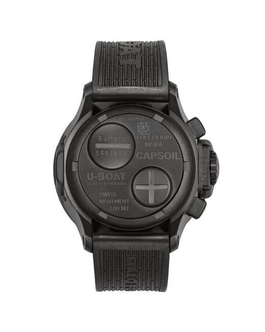 U-boat Black Capsoil Quartz Watch for men