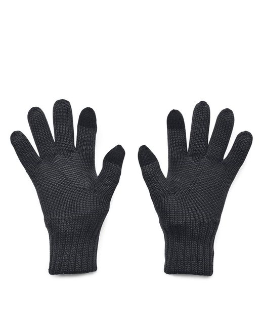 Under Armour Blue Halftime Wool Knitted Gloves for men