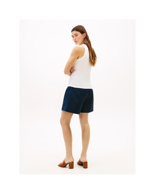 Tommy Hilfiger White Tommy Slim Cody Vest Ld62
