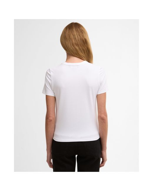 Barbour White Devin T-Shirt