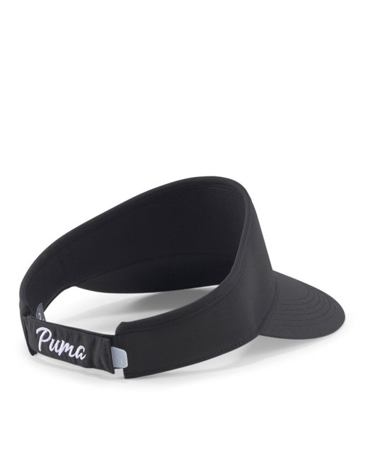 PUMA Black P Visor Adjustable Golf Cap for men
