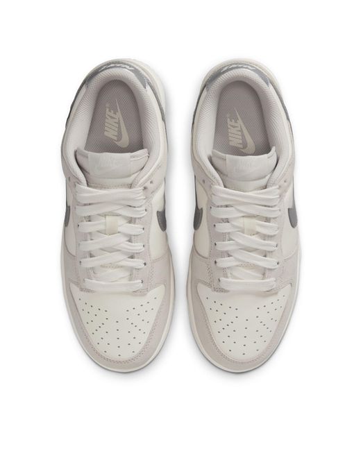 Nike Gray Dunk Low Trainers