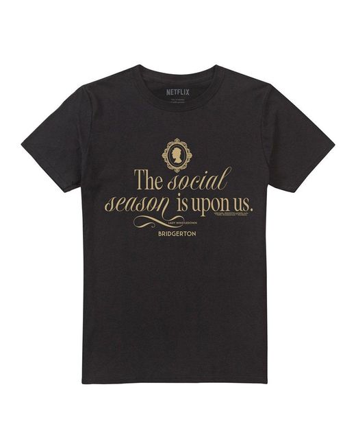 Bridgerton Black The Social Season Is Upon Us T-Shirt B for men