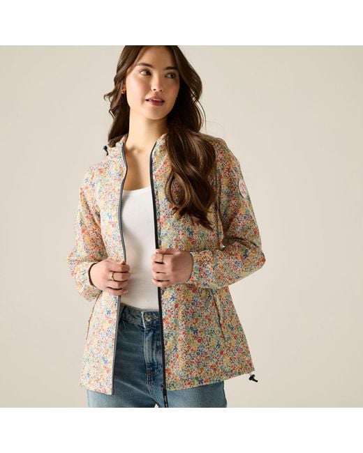 Regatta Natural Cath Kidston Waterproof Pack It Jacket